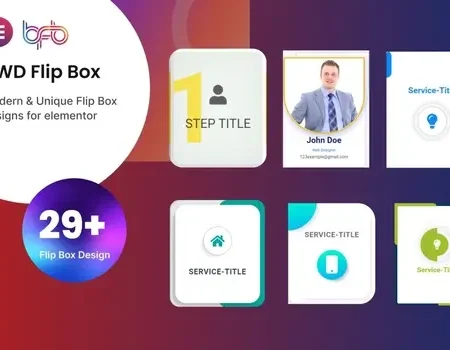 Flip Box addon for elementor