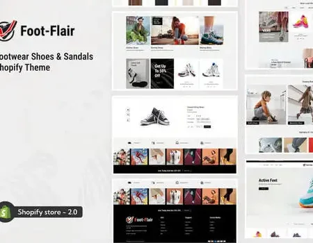 FootFlair- Footwear, Shoes Store Shopify Theme
