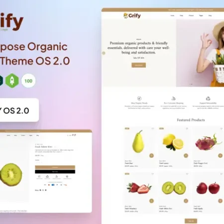 Grify | Multipurpose Organic Shopify Theme OS 2.0