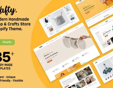 Kafty – Handmade Shop & Crafts Store Shopify Theme