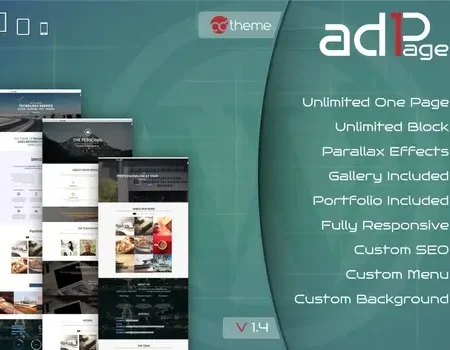 Parallax One Page Builder WordPress Plugin