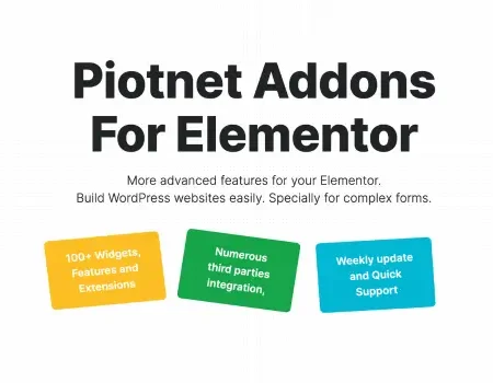 Piotnet Addons For Elementor Pro