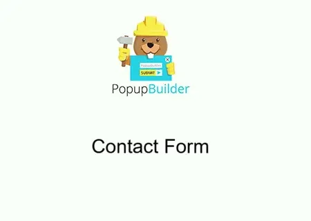 Popup Builder Contact Form