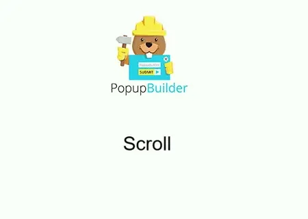 Popup Builder Scroll