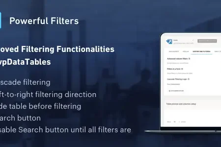 Powerful Filters for wpDataTables