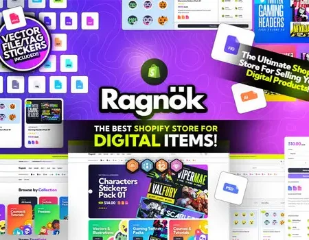 Ragnok - Shopify Theme for Digital Items