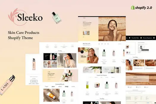 Sleeko - Beauty -Cosmetics- Shop- Theme (1) Sleeko Beauty Cosmetics Shop Theme 1