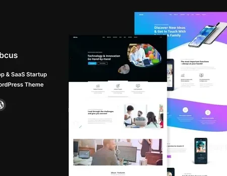 Abcus – App & SaaS Startup WordPress Theme