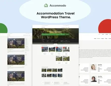 Accommodo – Accommodation Travel WordPress Theme