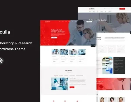 Aculia | Laboratory & Research WordPress Theme