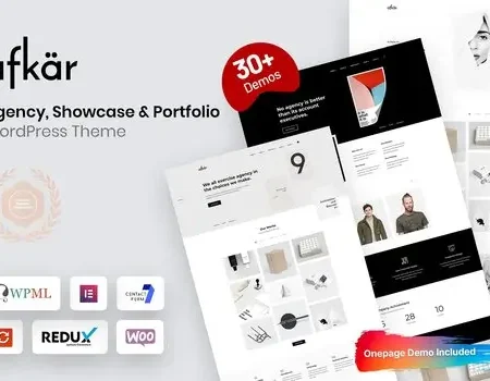 Afkar – Creative Portfolio WordPress Theme