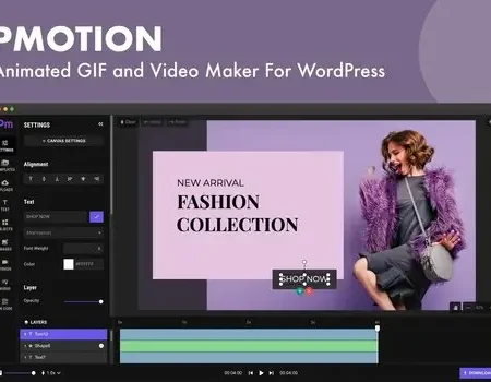 Pmotion – Animated GIF & Video Maker For WordPress