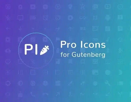 Pro Icons for Gutenberg WordPress Editor