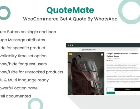 QuoteMate – WooCommerce Get A Quote By WhatsApp