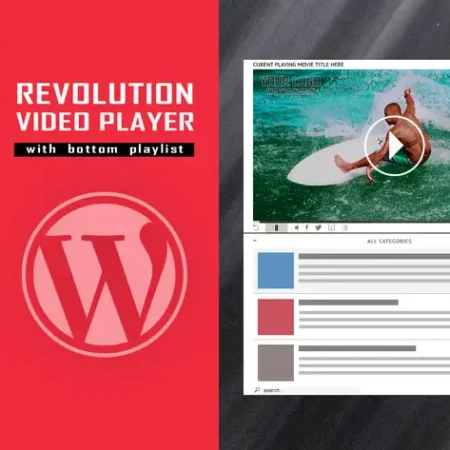 Revolution Video Player With Bottom Playlist