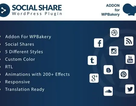 Social Share – Addons for WPBakery Page Builder