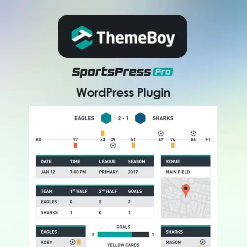SportsPress -Pro -WordPress- Plugin SportsPress Pro WordPress Plugin