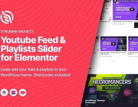 Struninn – Youtube Feed and Playlists Slider