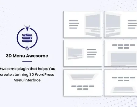 Stunning 3D Off Canvas Menu WordPress Plugin