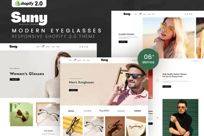 Suny - Modern- EyeGlasses- Shopify -2.0 -Theme Suny Modern EyeGlasses Shopify 2.0 Theme