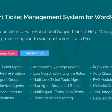 Support Ticket Management System for WordPress
