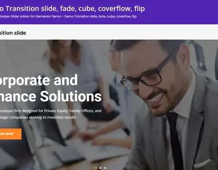 Swiper Slider Widget for Elementor
