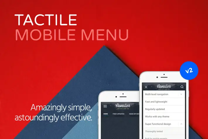 Tactile- WordPress -Mobile -Menu Tactile WordPress Mobile Menu