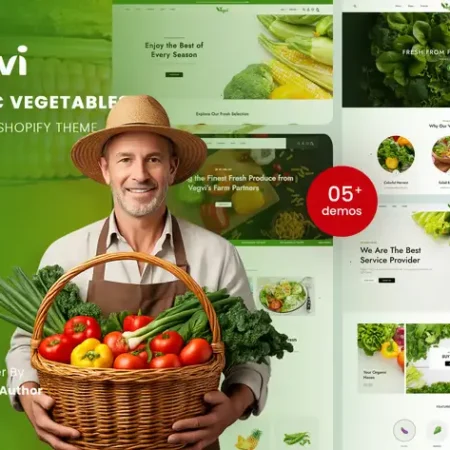 Vegvi - Organic Vegetables Shopify 2.0 Theme