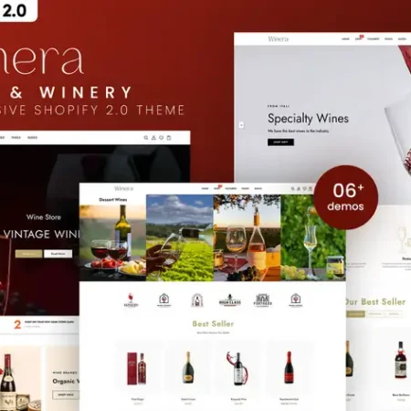 Winera - Wine & Winery Responsive Shopify 2.0 Theme