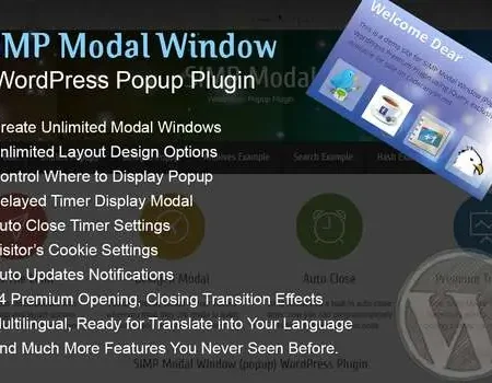 Simp Modal Window – WordPress Plugin