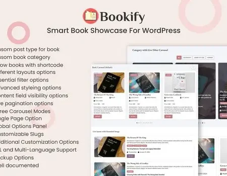 Smart Book Showcase For WordPress