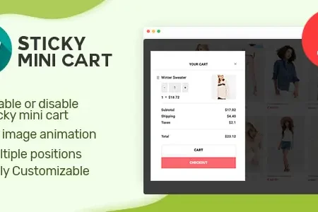 Sticky Mini Cart For WooCommerce