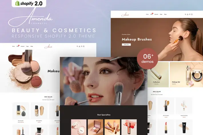 Amenda - Beauty -& Cosmetics- Shopify- 2.0 -Theme Amenda Beauty Cosmetics Shopify 2.0 Theme