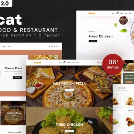 Facat - Fast Food & Restaurant Shopify 2.0 Theme