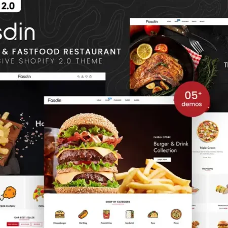 Fasdin - Burger & FastFood Restaurant Shopify 2.0