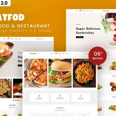 Fatfod - Fast Food & Restaurant Shopify 2.0 Theme
