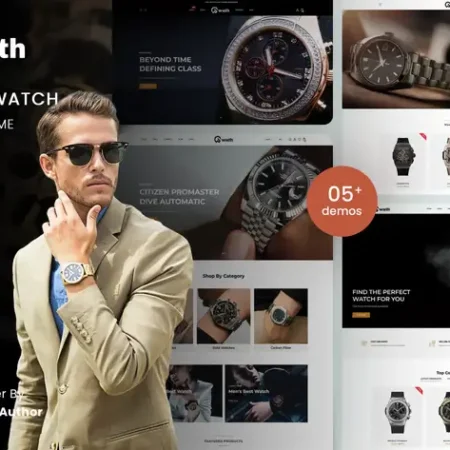 Gwath - Luxury Watch Store Shopify 2.0 Theme