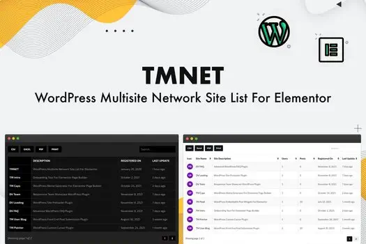 TMNET -WordPress -Multisite -Site -List -for -Elementor (1) TMNET WordPress Multisite Site List for Elementor 1