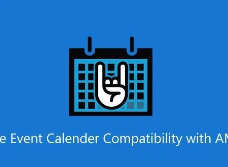 The Events Calendar for AMP