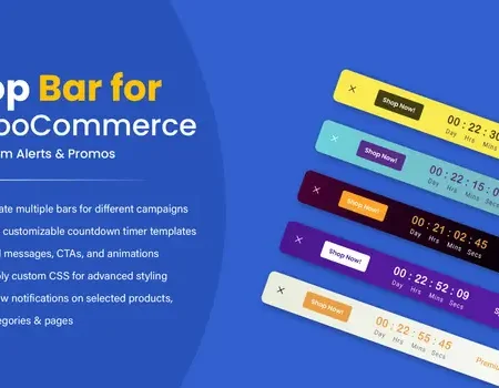 Top Bar for WooCommerce