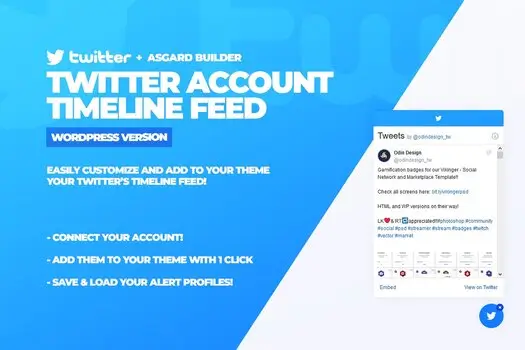 Twitter -Timeline- Feed -WordPress- Plugin (1) Twitter Timeline Feed WordPress Plugin 1