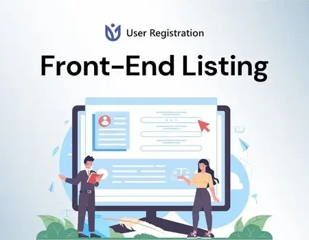 User Registration Frontend Listing