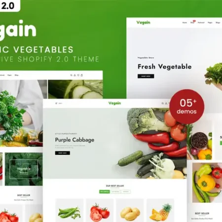 Vegain - Organic Vegetables Shopify 2.0 Theme