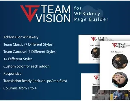Teamvision – Team Addons for WPBakery Page Builder