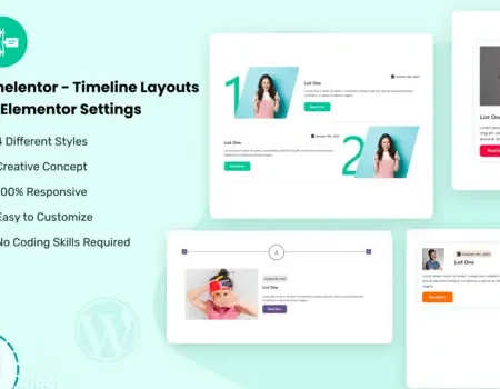 Timelentor – Timeline Layouts for Elementor