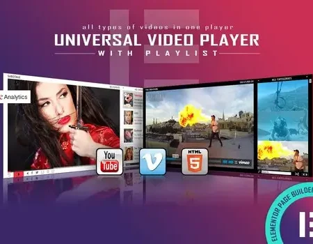 Universal Video Player – Elementor Widget