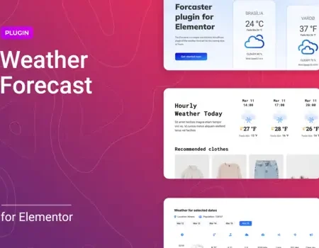 Weather Forecast for Elementor