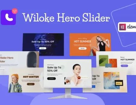 Wiloke Hero Slider Widget for Elementor
