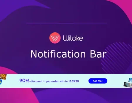 Wiloke Notification Bar
