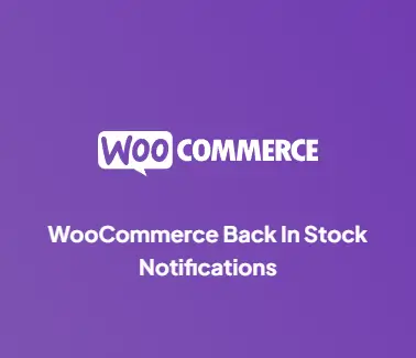 WooCommerce Back In Stock Notifications